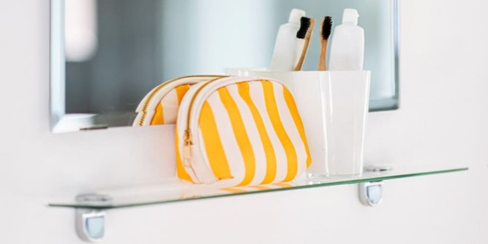 Pince pour étagère en verre Applications courantes - Bibliothèque de bureau ou de maison