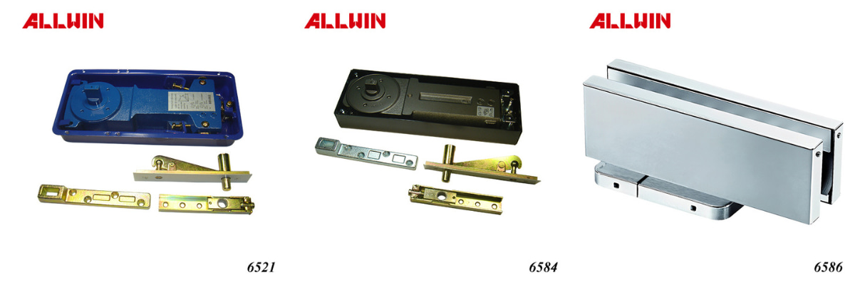 Bottom Patch Fitting Hydraulic Floor Spring Glass Door Closer