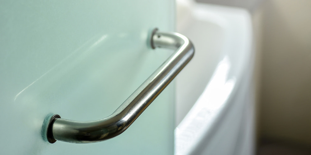 Shower Door Towel Bar