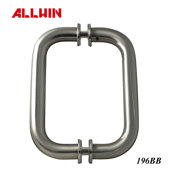 Maniglia per porta doccia doppia da 6 in ottone o acciaio  inossidabile-ALLWIN Architectural Hardware