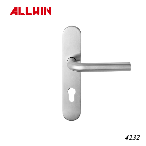 Maniglie per porte interne in acciaio inox con serratura-ALLWIN  Architectural Hardware