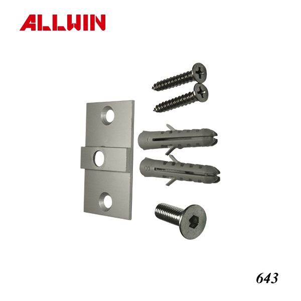 Plaque de fixation pour raccord de pivot sur panneau-ALLWIN